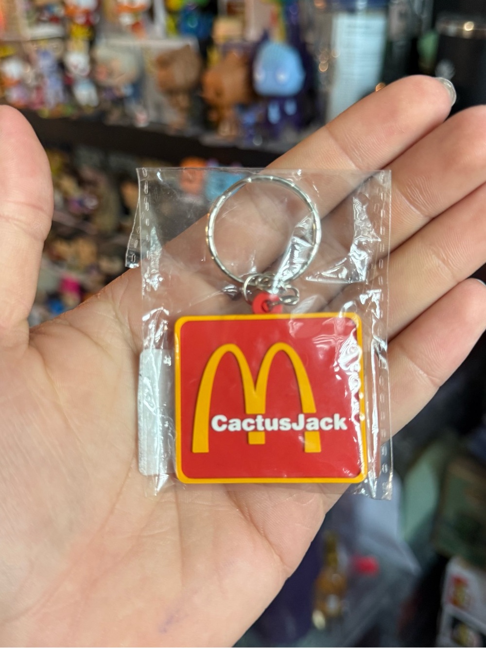 Cactus Jack x Mcdonald’s Keychain with Logo